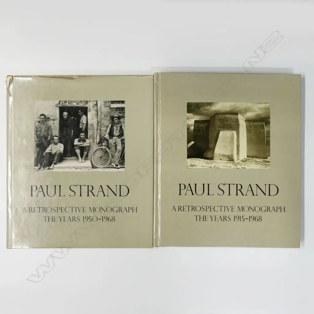 TWO PAUL STRAND 'RETROSPECTIVE MONOGRAPH' BOOKS Image 1++
